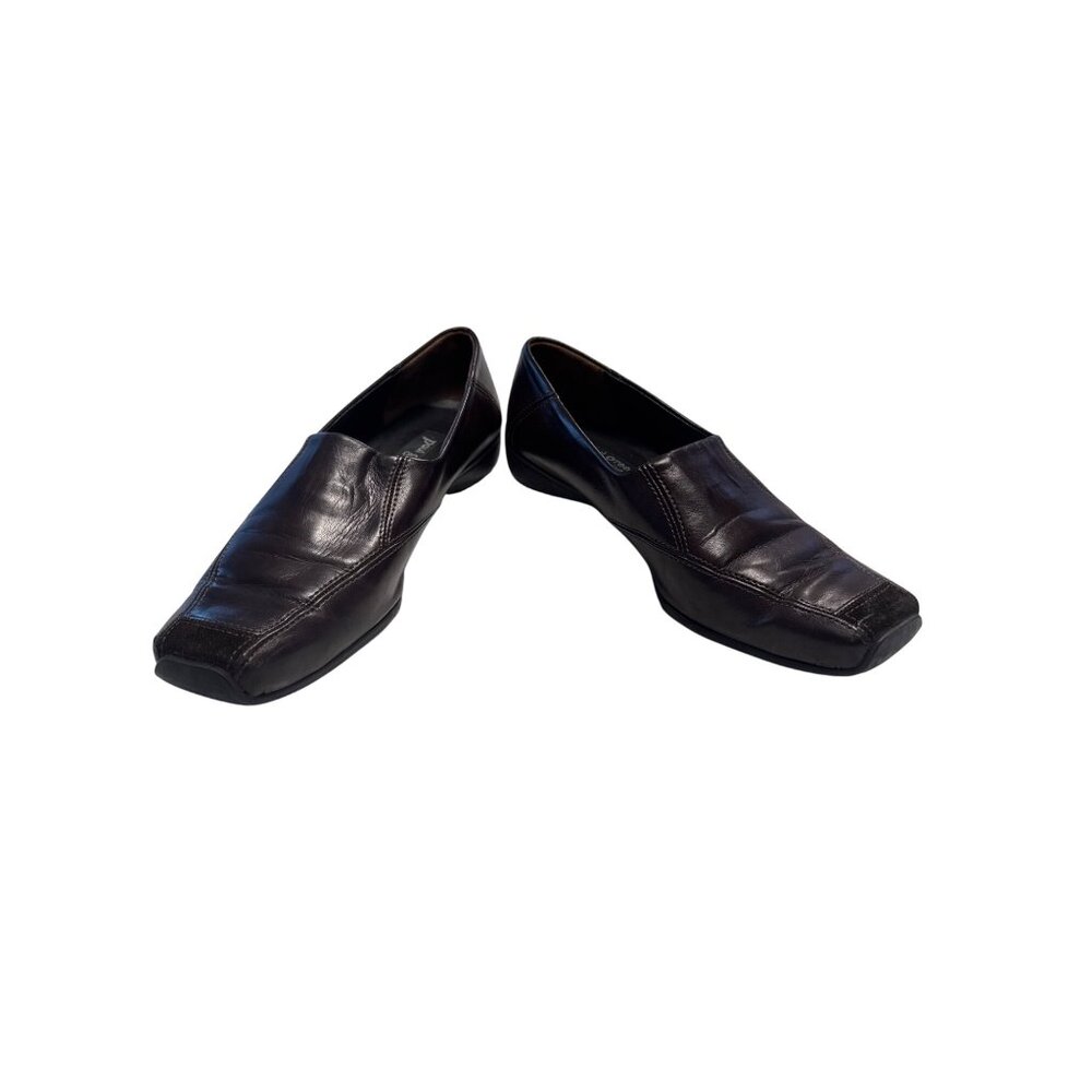Paul Green Munchen womens brown leather loafers Size 5 SKU 7273